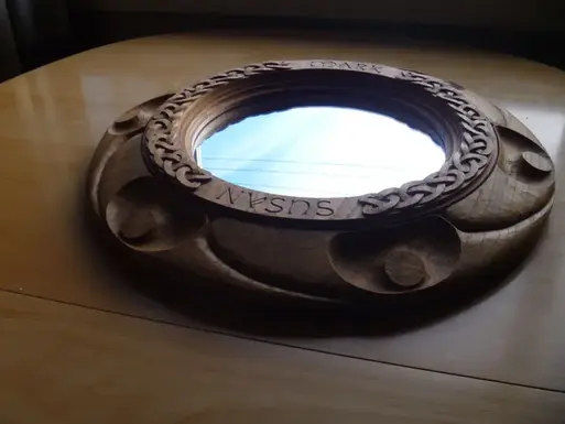 hand crafted mirror
