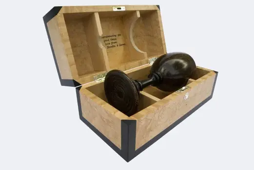 hand made wine cup box