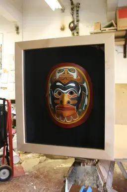 hand painted mask for a bespoke gift