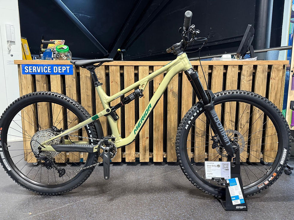 green bike in front of desk
