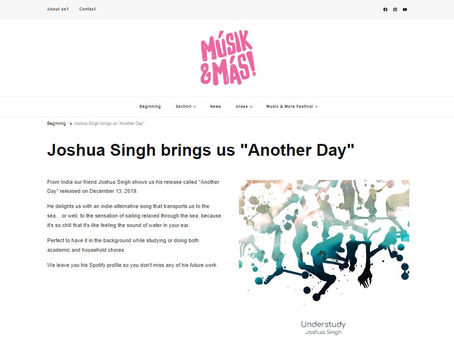 Joshua Singh brings us "Another Day"
