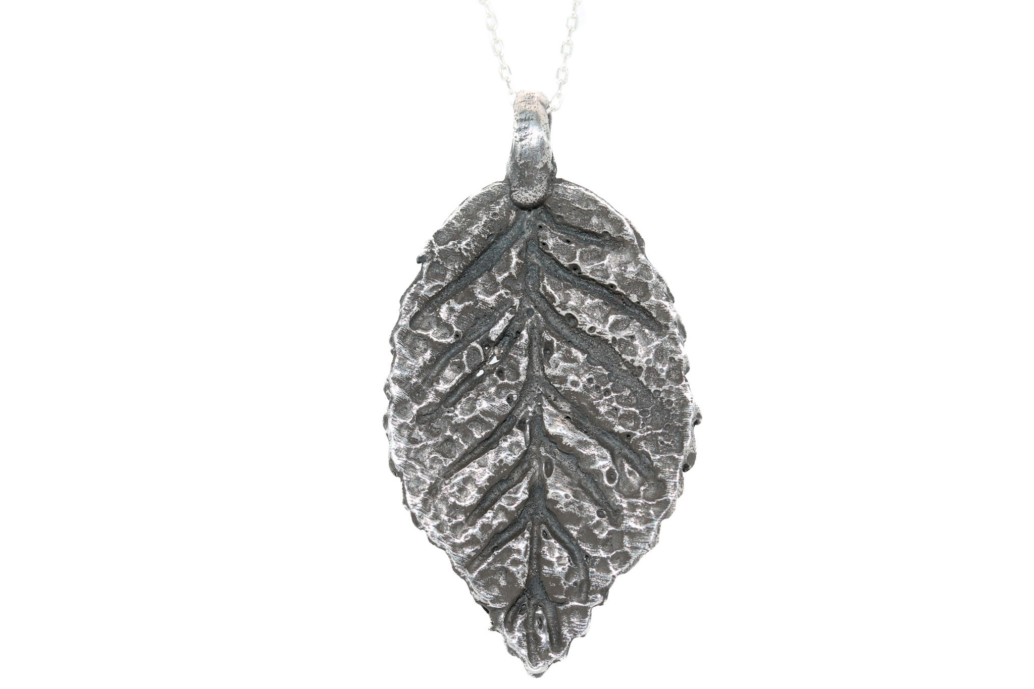 Silver Leaf Pendant