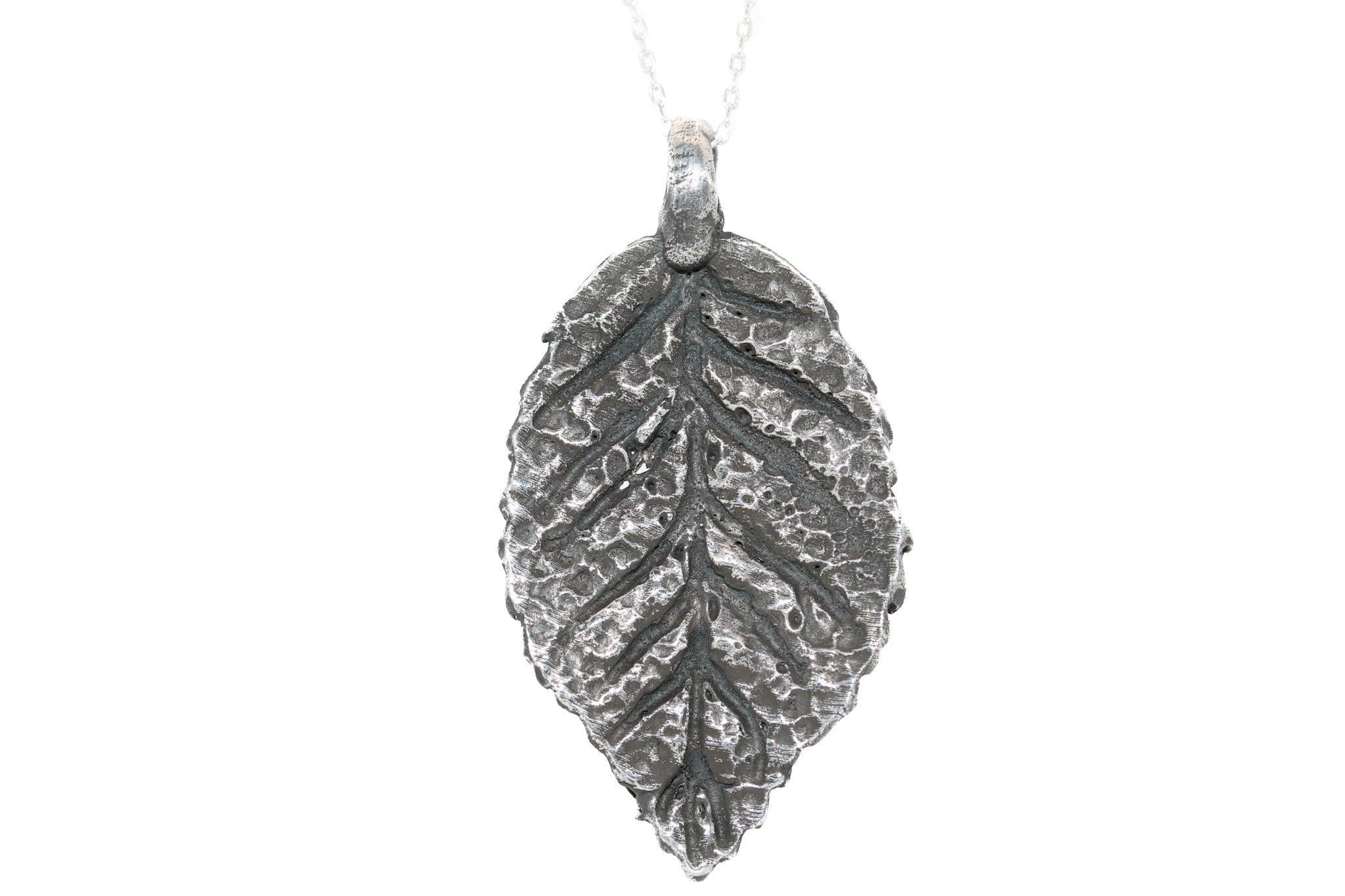 Silver Leaf Pendant