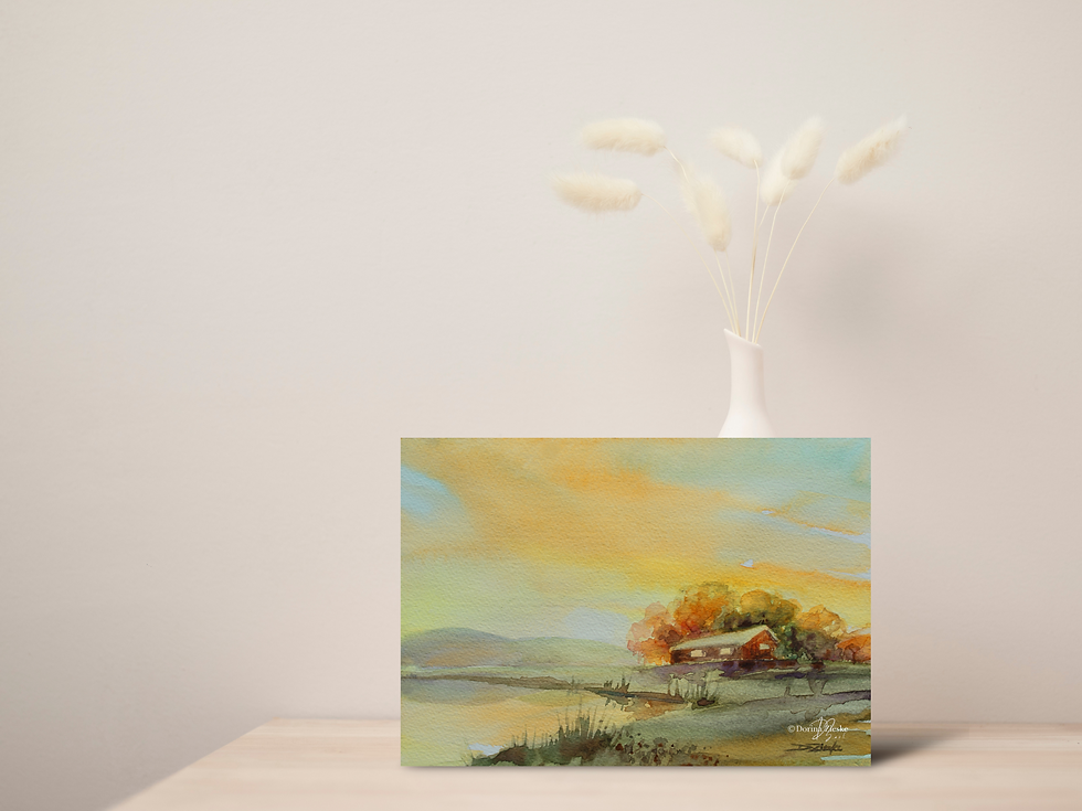 Thumbnail: No Place Like Home -  Greeting Card, single or set of 10