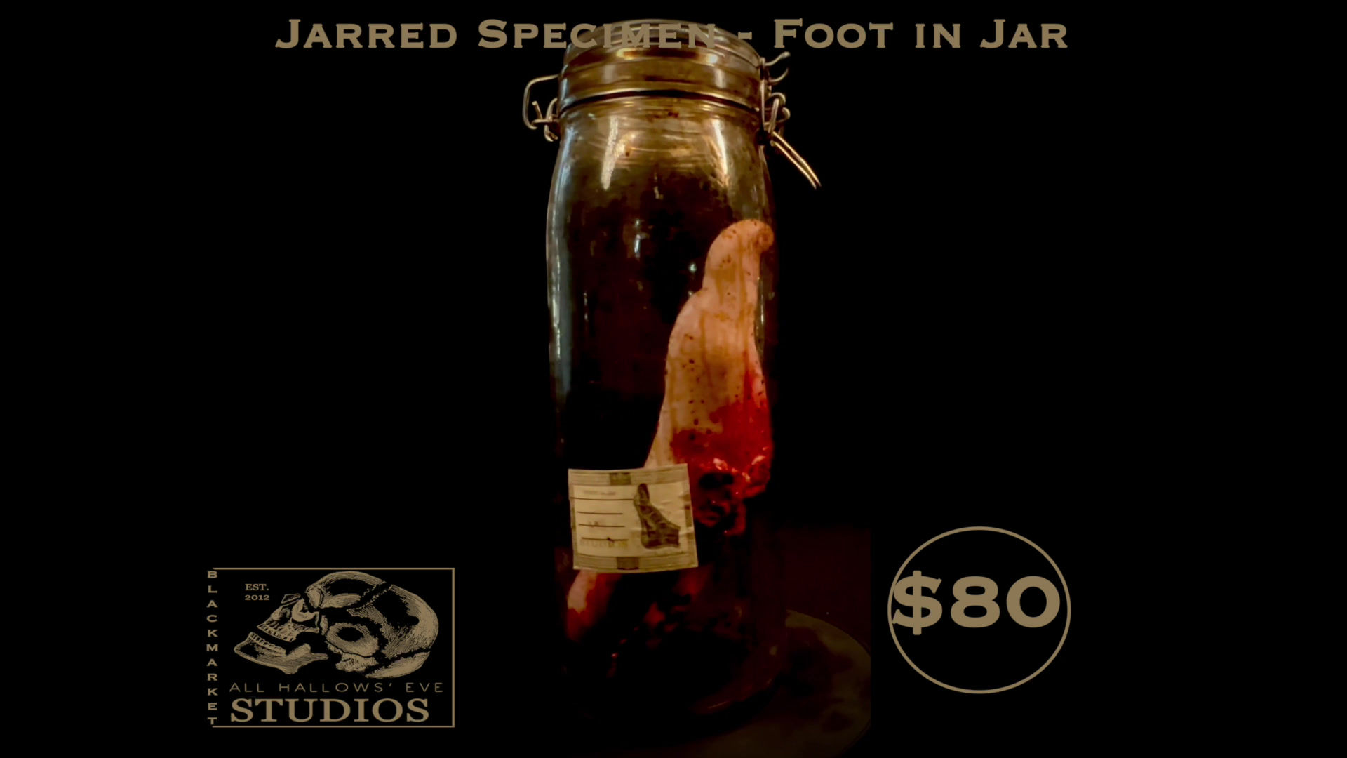 Human Foot - Jarred Specimen
