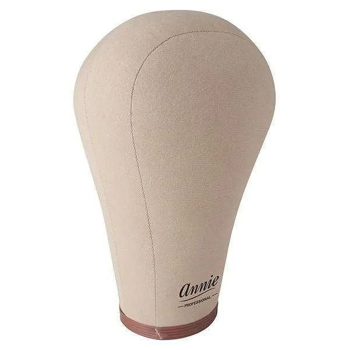 Annie Cork Canvas Block Mannequin Head Tall 22in Beige