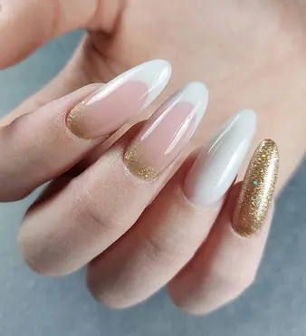 French met acrylgel kunsstnagels