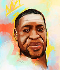 Geroge-Floyd-art-by-Shawn-“SP”-Perkins.j