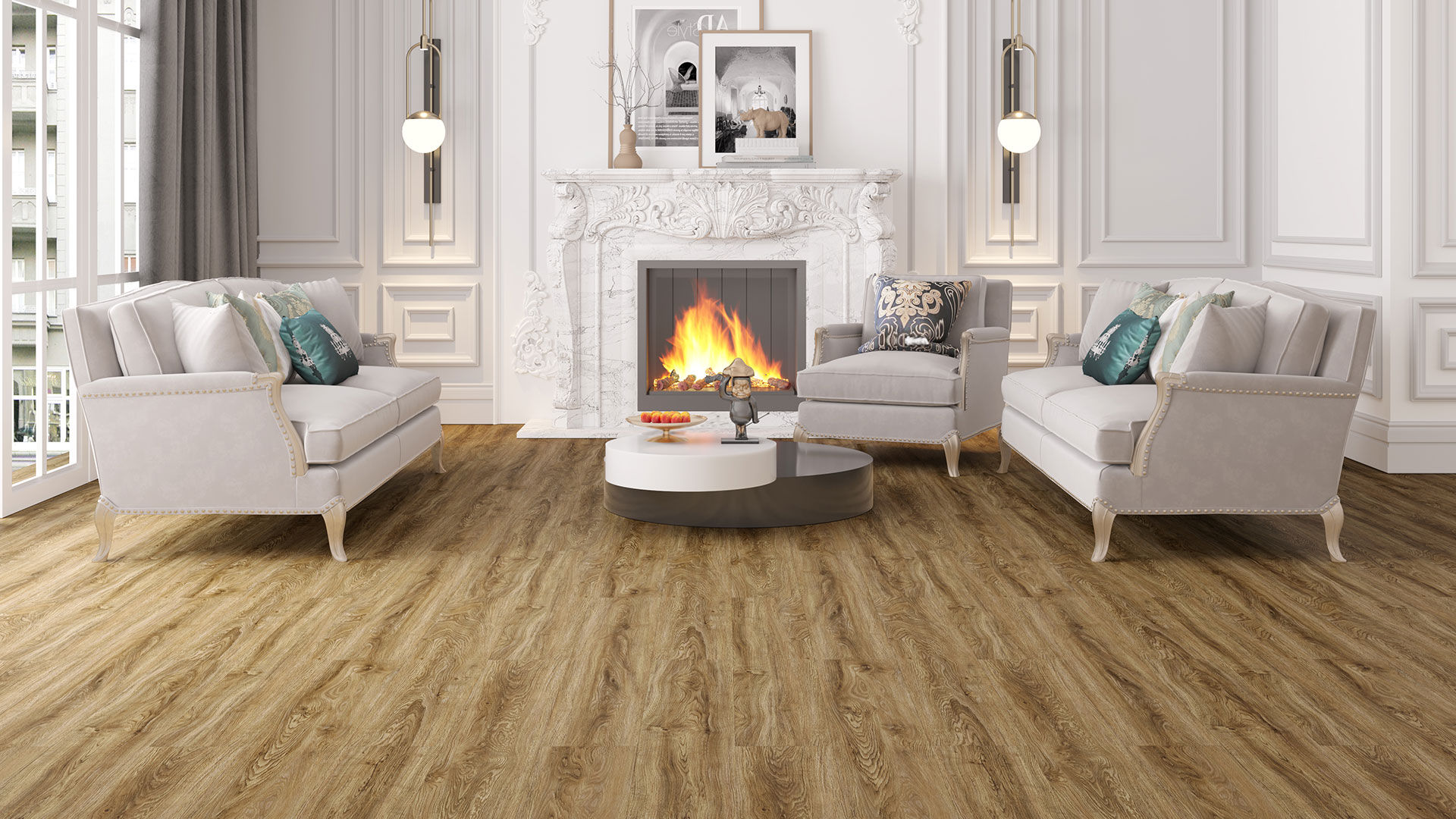 Rosemary — Rainbow Flooring Foundation Collection in a finished room