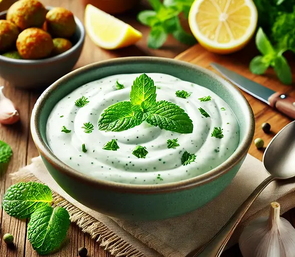 Sauce Menthe-Coriandre Hypocalorique