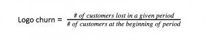 logo churn calculation