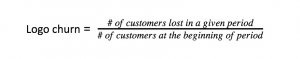 logo churn calculation