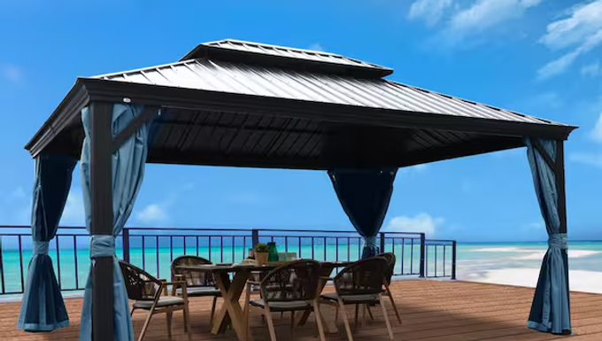 Kozyard Alexander 12ft x 16ft Hardtop Gazebo