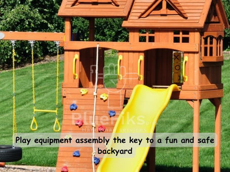 Play Equipment Assembly the Key to A Fun And Safe Backyard