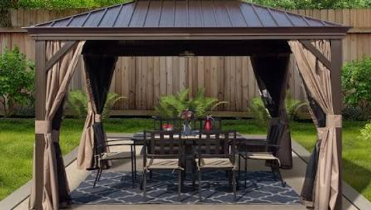 Kozyard Alexander 10ft x 12ft Hardtop Gazebo