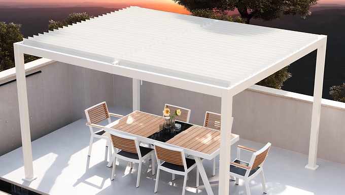 Kozyard Elizabeth Outdoor Louvered Pergola
