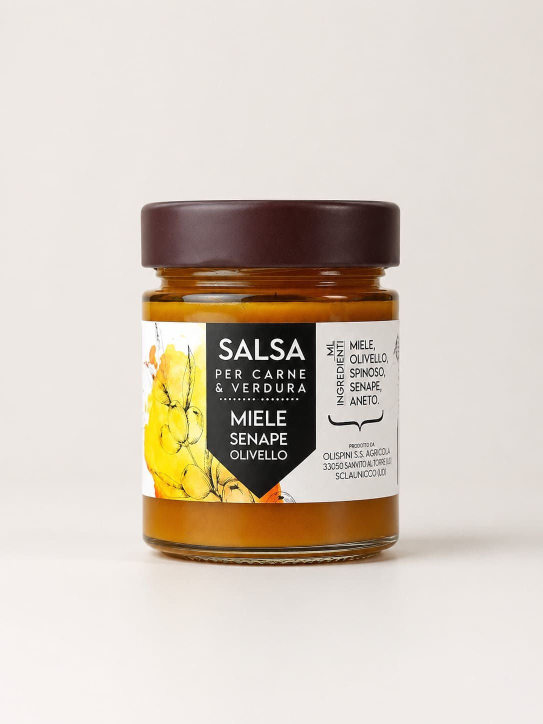 Salsa miele senape olivello spinoso aneto