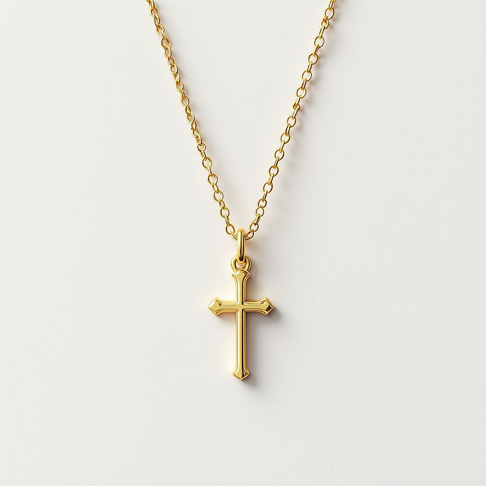 Gold Cross Pendant