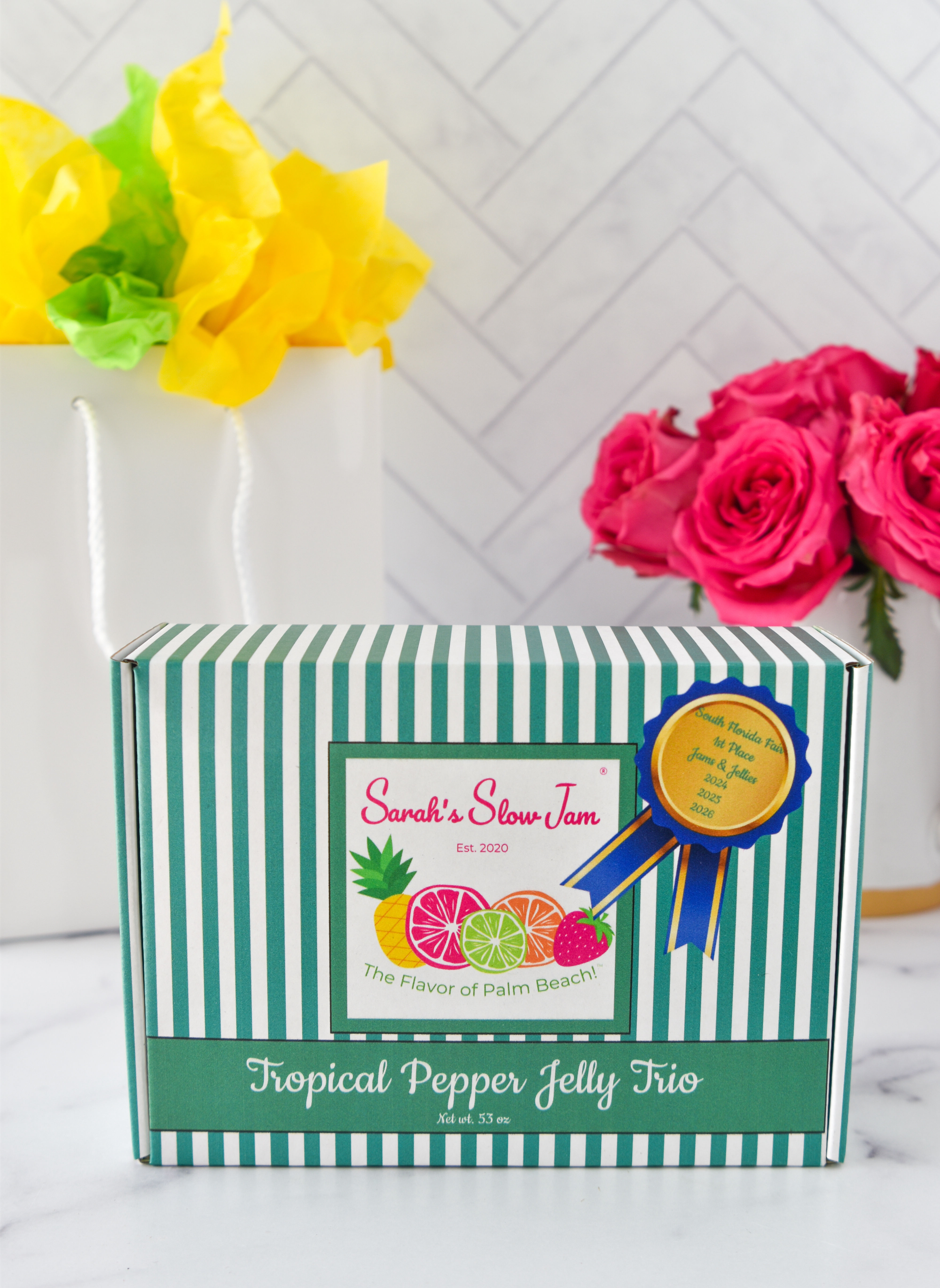 Tropical Pepper Jelly Trio- Palm Beach Edition