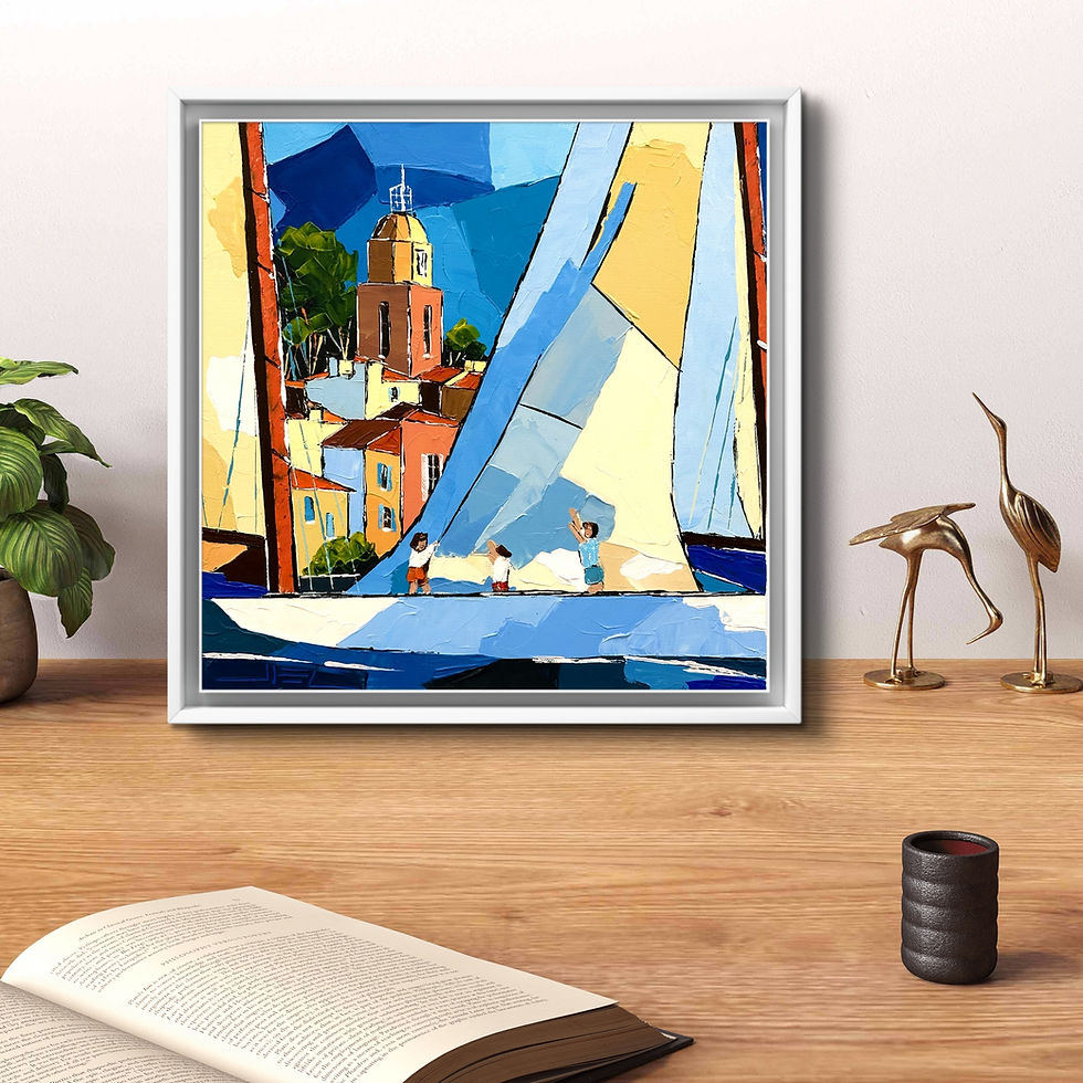 Miniature : Voiles à Saint Tropez. (II)