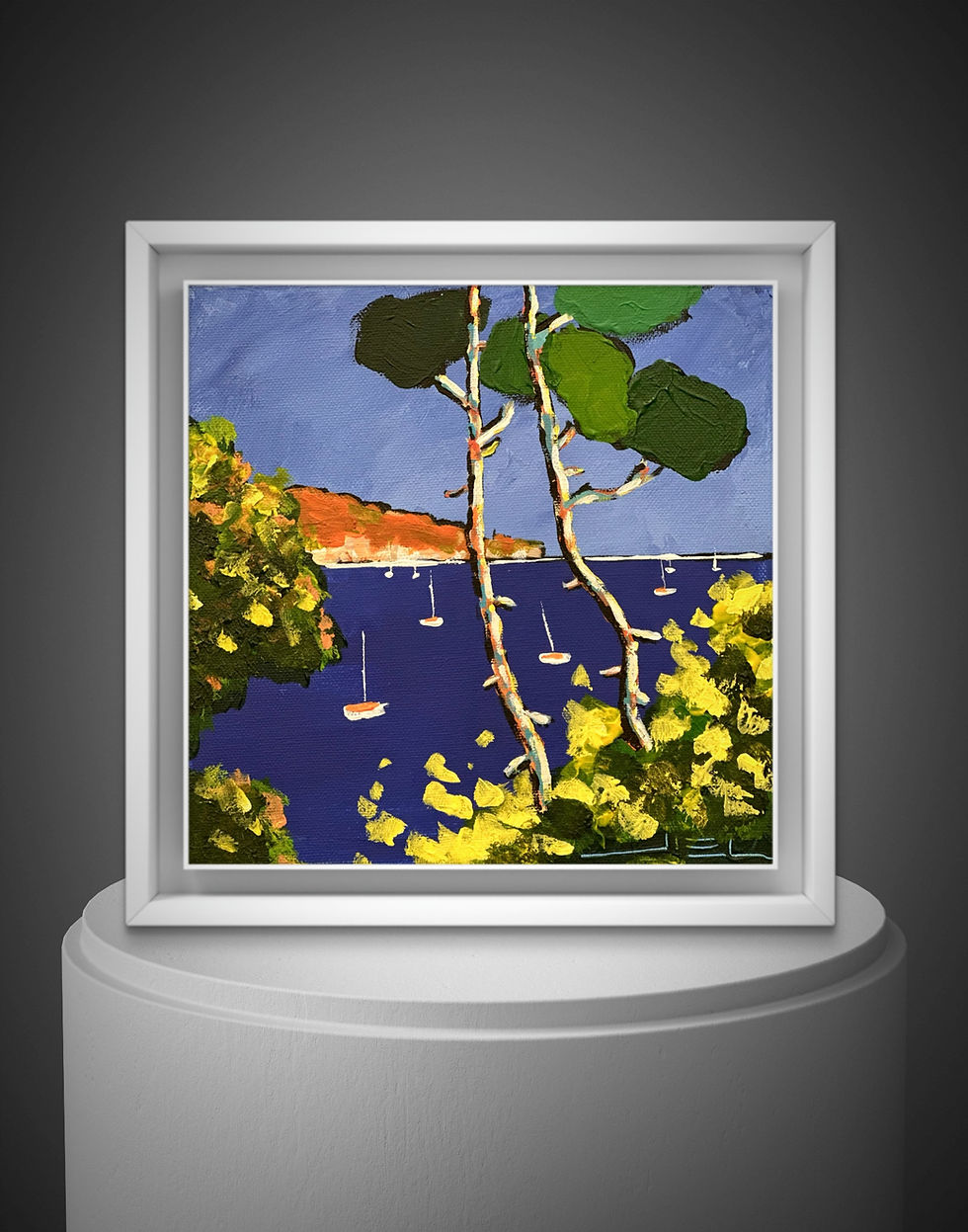 Thumbnail: Les deux pins en bord de Méditerranée
