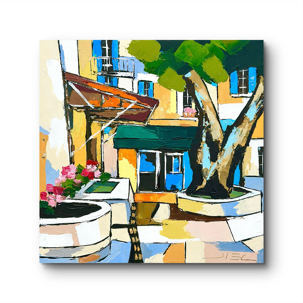 Thumbnail: Placette de la route à Seillans