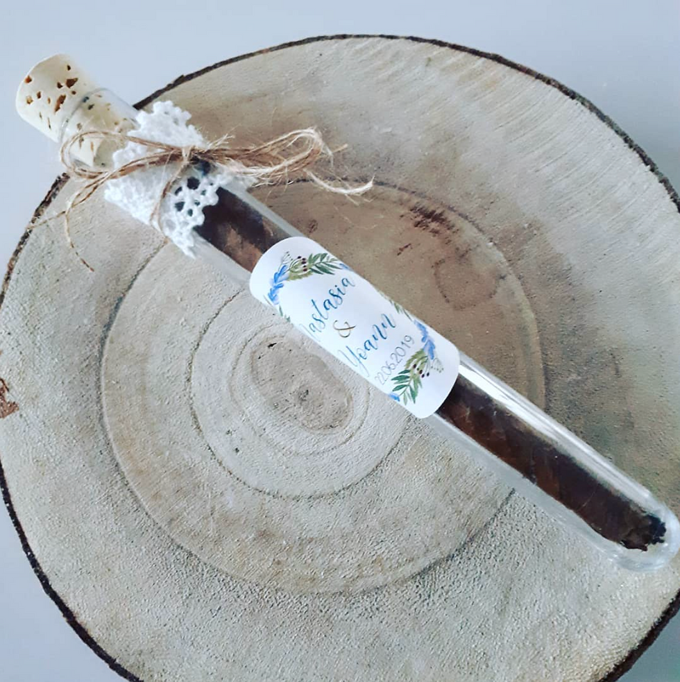 Étui à cigare dentelle