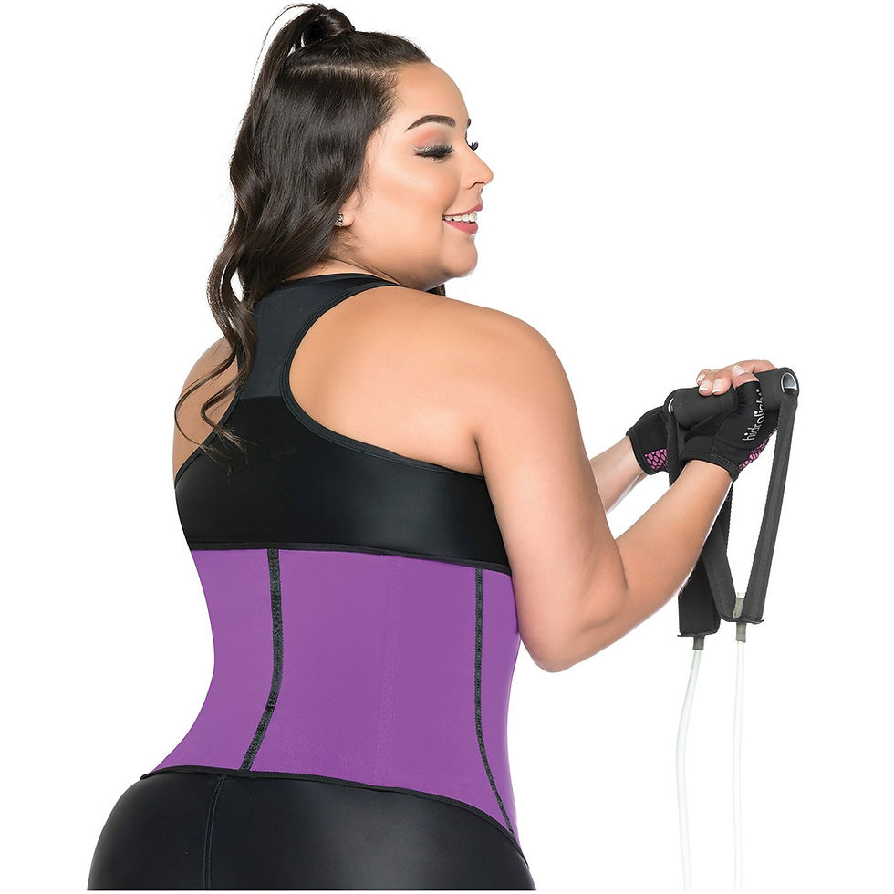 Miniatura: FAJAS SILUET Ref.852 CINTURILLA DEPORTIVA CON LÁTEX INTERNO Y BROCHES AJUSTABLES