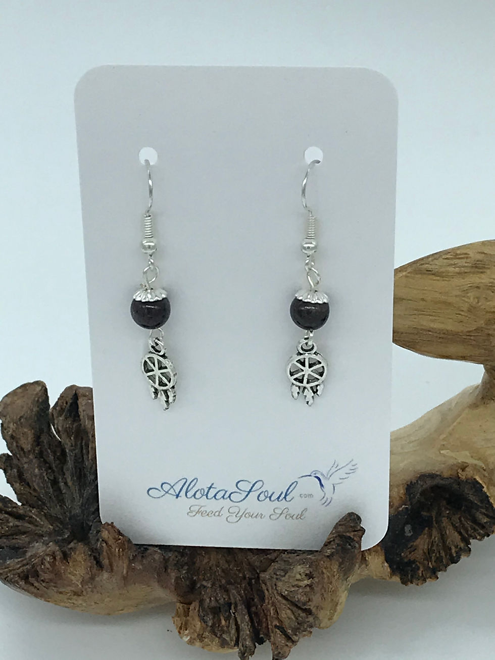 Garnet with Dream Catcher