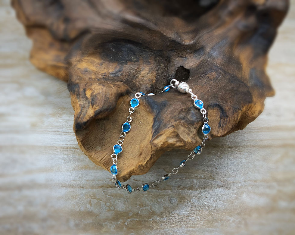 Blue Crystal Bracelet