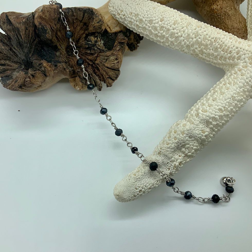 Black Gemstone Bracelet