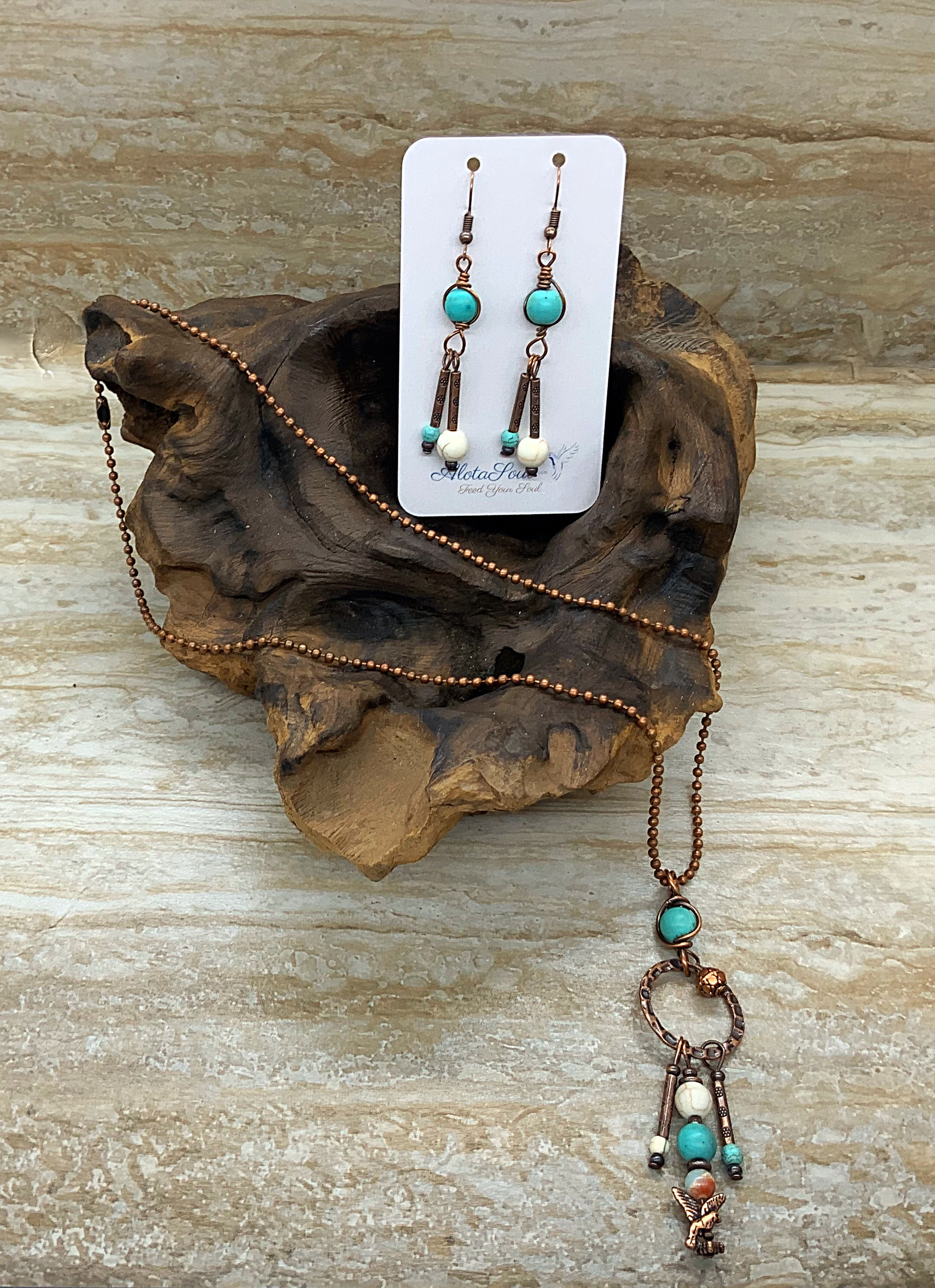 Boho Copper Necklace