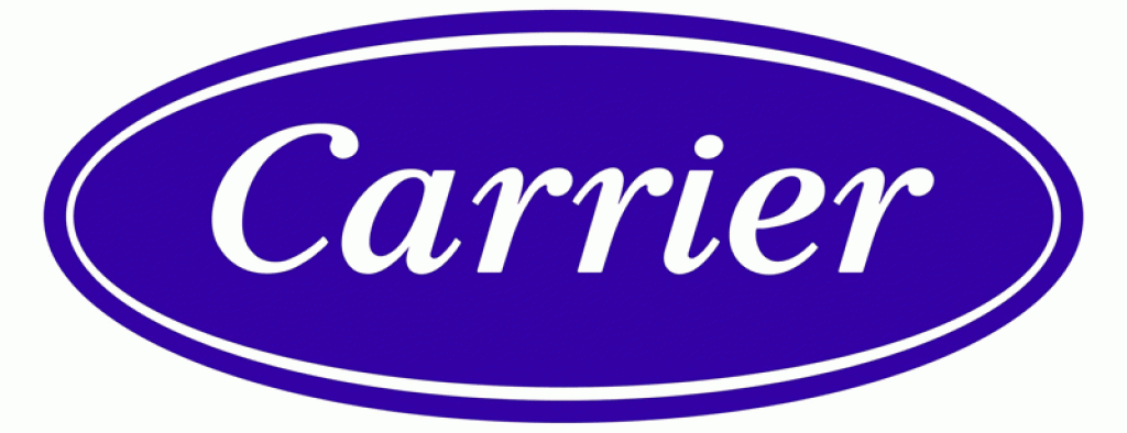 This is an image of a Carrier company logo.