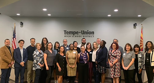 This is a photo of the TUHSD 2024 Grant Recipients meeting