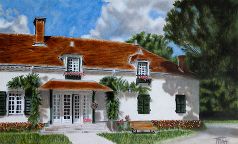 'Les Gandins'
Olieverf op paneel (20x33)