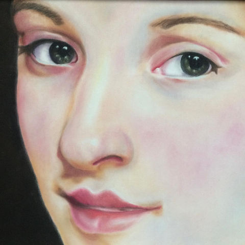 'Jonge dame'
Pasteltekening (24x30)