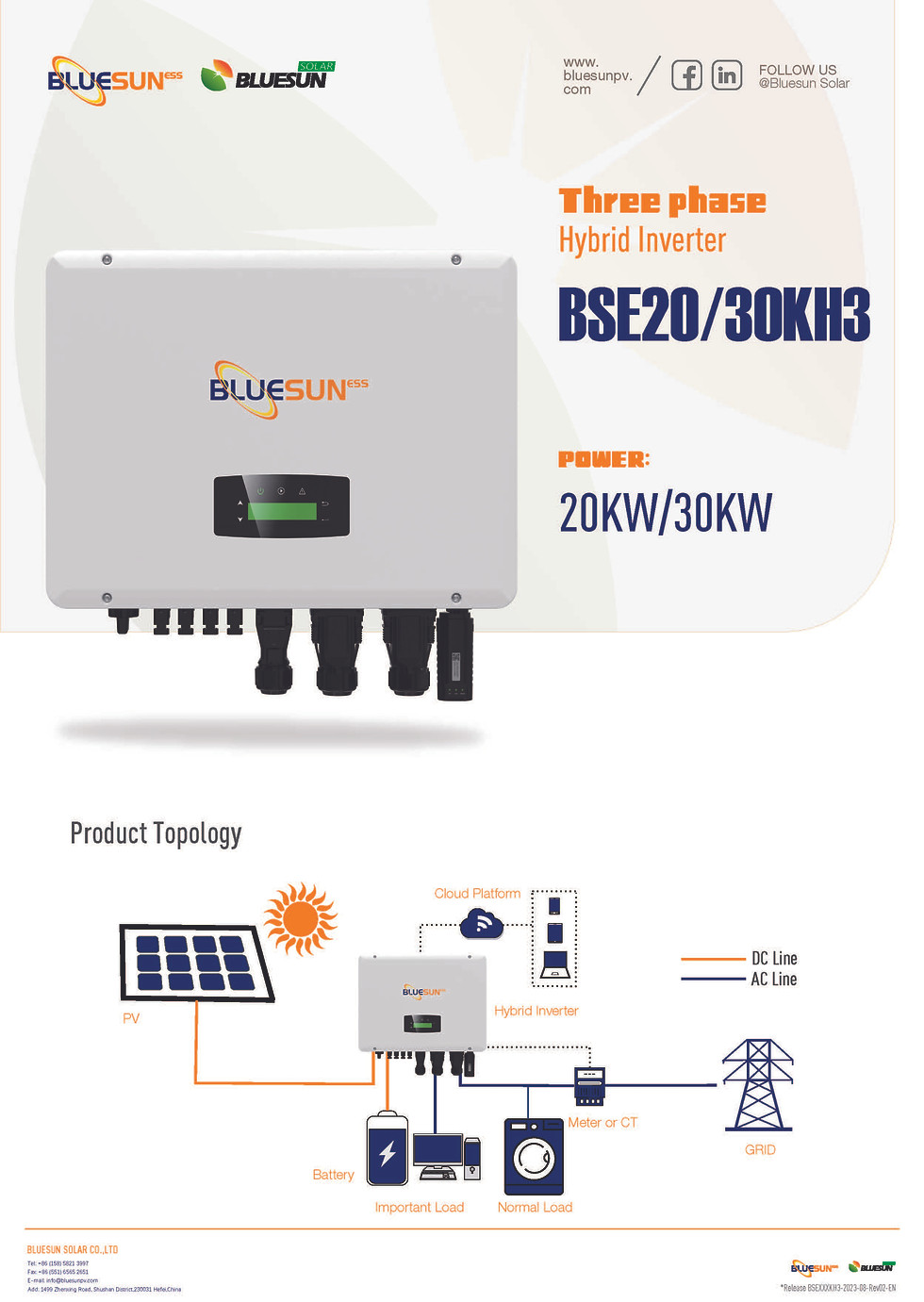 Miniatura: Hybridní střídač 12-30KW