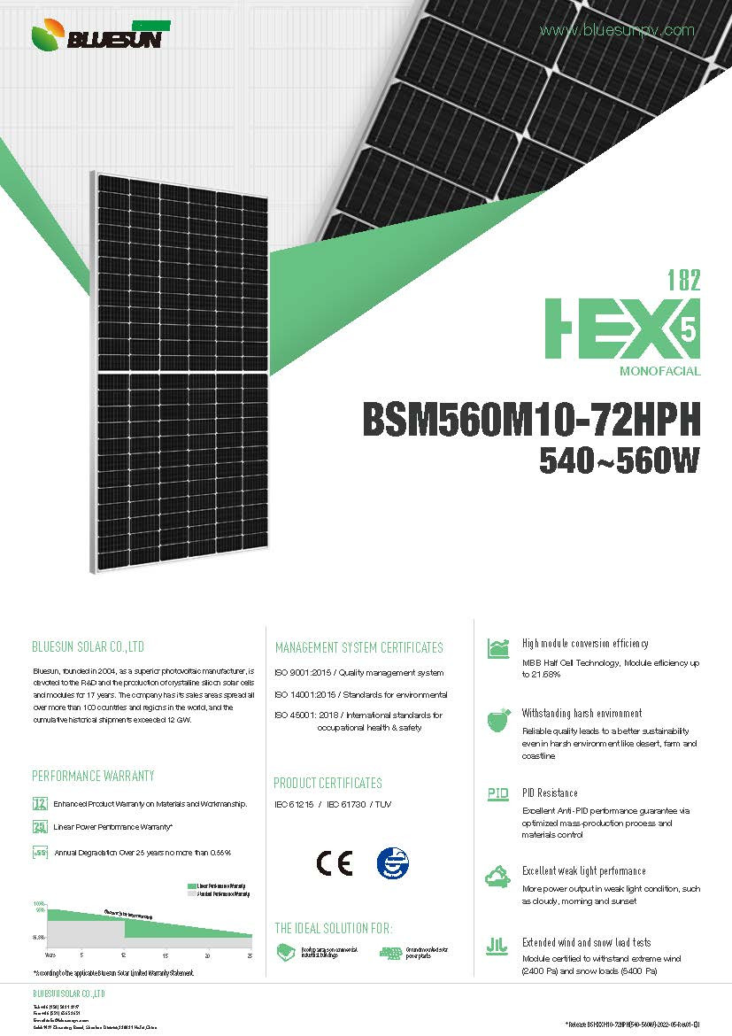 Miniatura: Solar Panel 560W