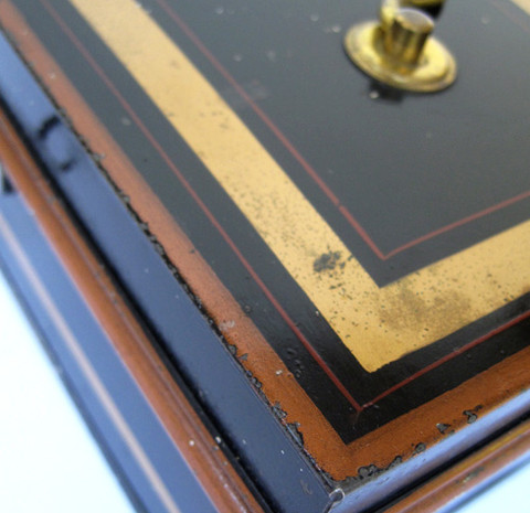 Hand Painted Tin Plate Cash Box_02