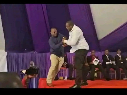 MPs Kibagendi and Nyakundi when they clashed on Friday, September 12, 2025. PHOTO:X