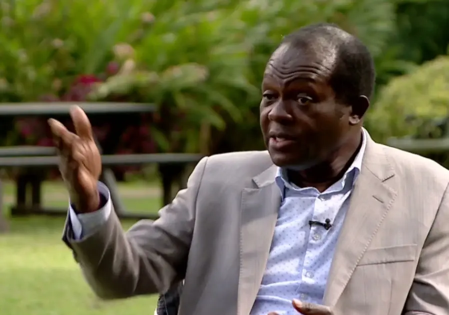 Former Jubilee Party Secretary-General Raphael Tuju in a past interview/PHOTO:COURTESY.