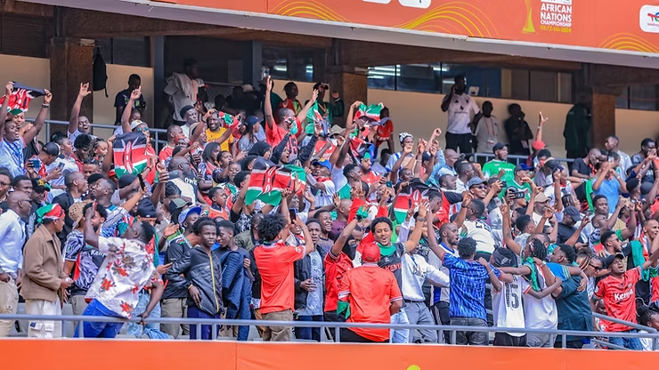 Harambee Stars supporters during the Harambee Stars vs. Morocco match on Sunday, August 10th. / FILE