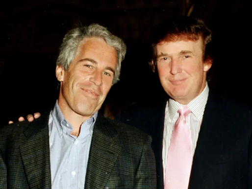 Epstein and Trump in 1997 - the pair were friendly for years, but Trump says they fell out in the early 2000s