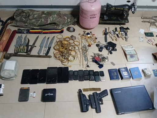 Some of the recovered items/X: DCI