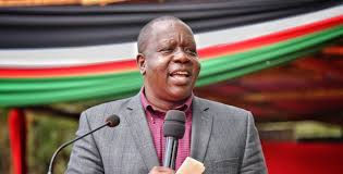 A file image of the former Interior Cabinet Secretary Fred Matiang’i