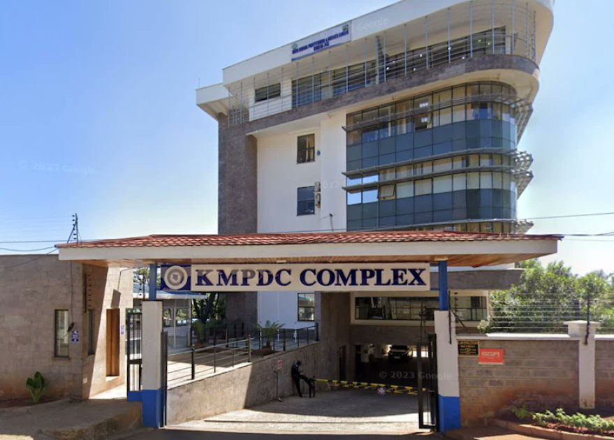 Kenya Medical Practitioners and Dentists Council (KMPDC) Offices/PHOTO: COURTESY.