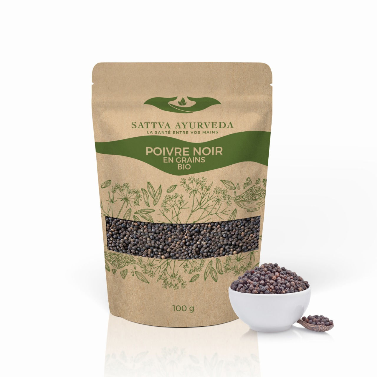 Poivre noir en grains
