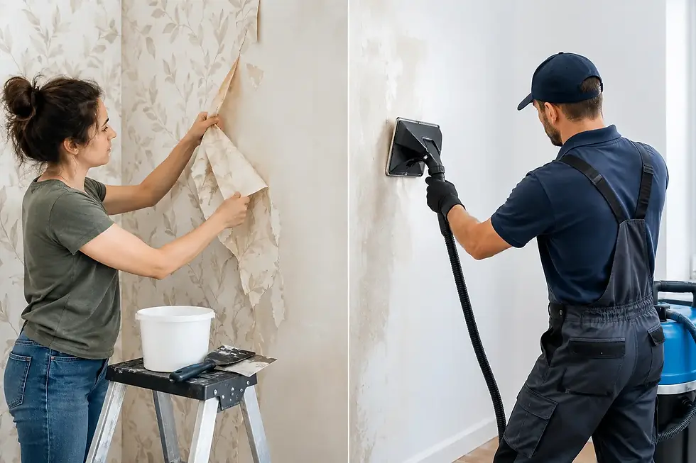 Professional Versus DIY Wallpaper Removal
