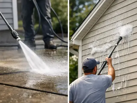 Pressure Washing vs Soft Washing for Your Home