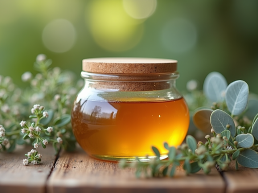 Beneficios de los Medicamentos Naturales para Combatir la Gripa con Miel Eucalipto y Tomillo